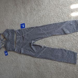 Workout Leggings and Bra Set